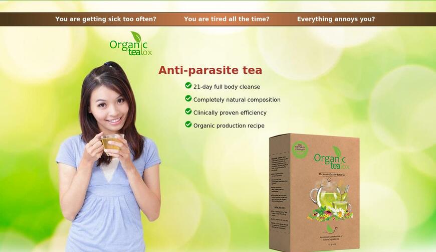 Organic teatox — средство от паразитов. Осторожно! Обман!!!